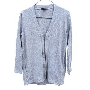 EILEEN FISHER Zipper Long Sleeve Cardigan